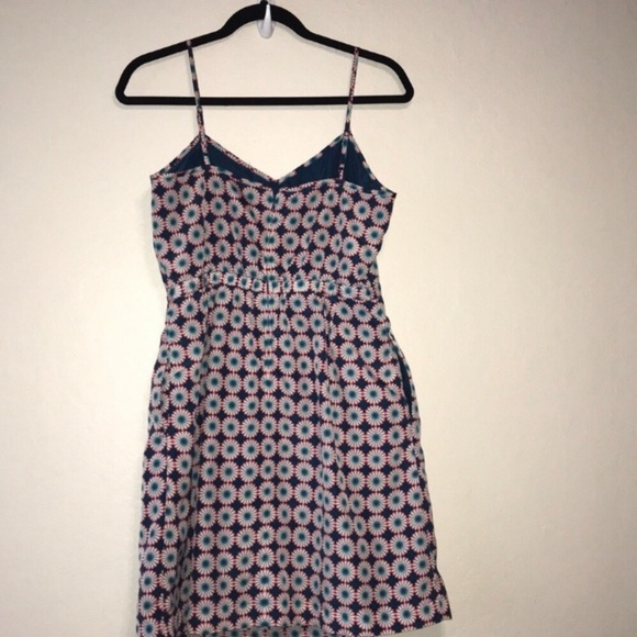 🌺J. CREW🌺RETRO FLORAL MINI  DRESS W/POCKETS🌺 - Picture 5 of 8